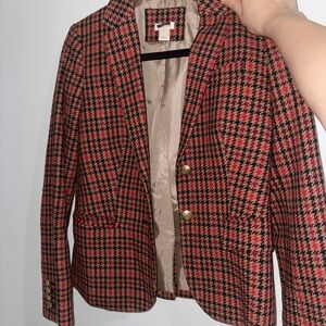 Jcrew houndstooth blazer